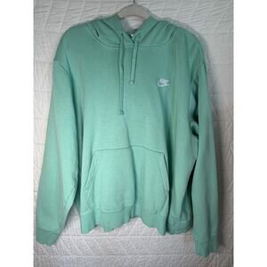 Nike Sportswear Club Fleece Women's Pullover Hoodie Mint Green Heather 2X